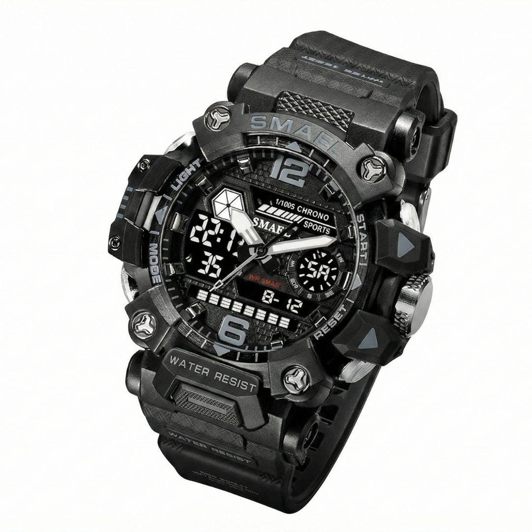 Montre SMAEL 8072 – L'Alliance de la Robustesse Militaire et de l'Élégance Sportive